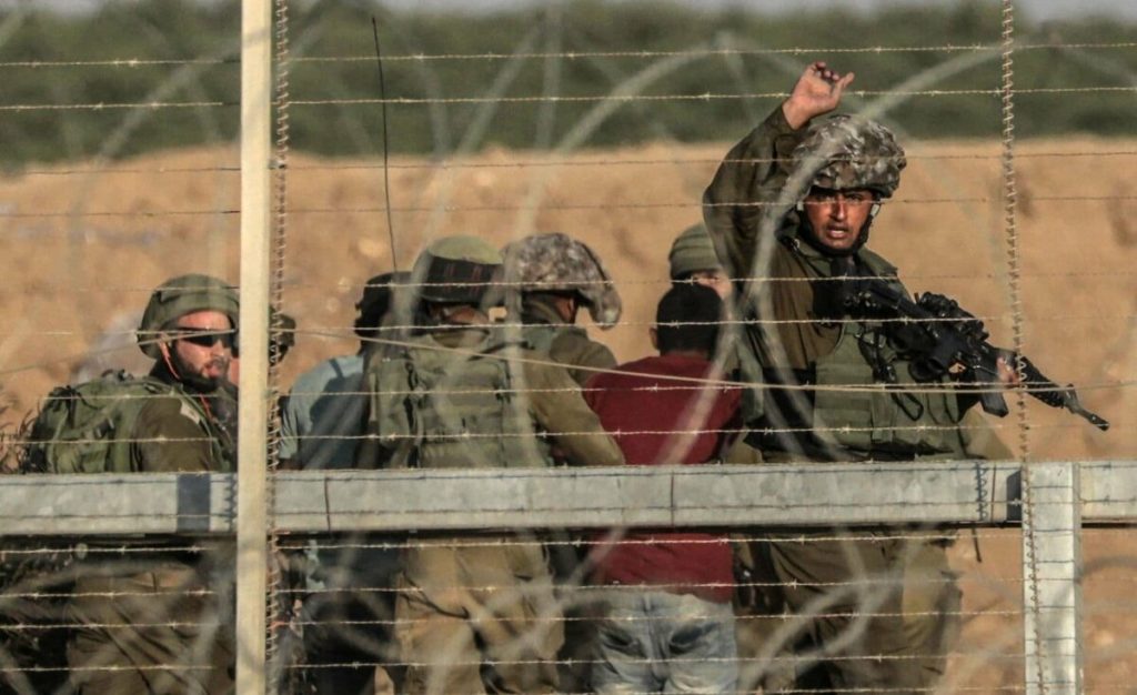 اعتقال حدود غزة جيش