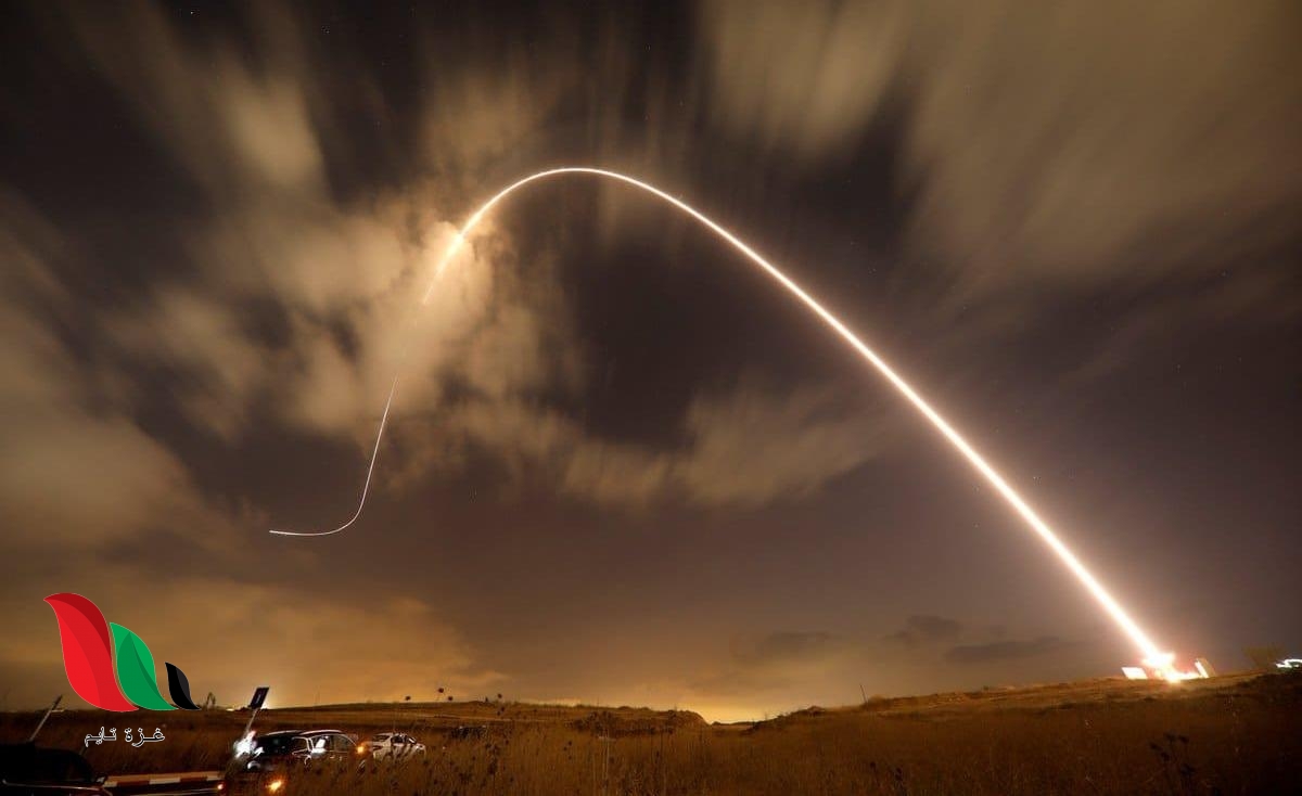 شاهد: الاحتلال يزعم اعتراض صاروخين من غزة فوق سديروت