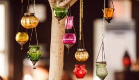 طريقة عمل فانوس رمضان بالورق الملون بالصور