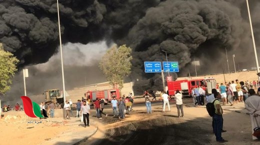 فيديو: مشاهد مروعة في حادث حريق موقف العاشر على طريق العبور مصر الاسماعيلية اليوم
