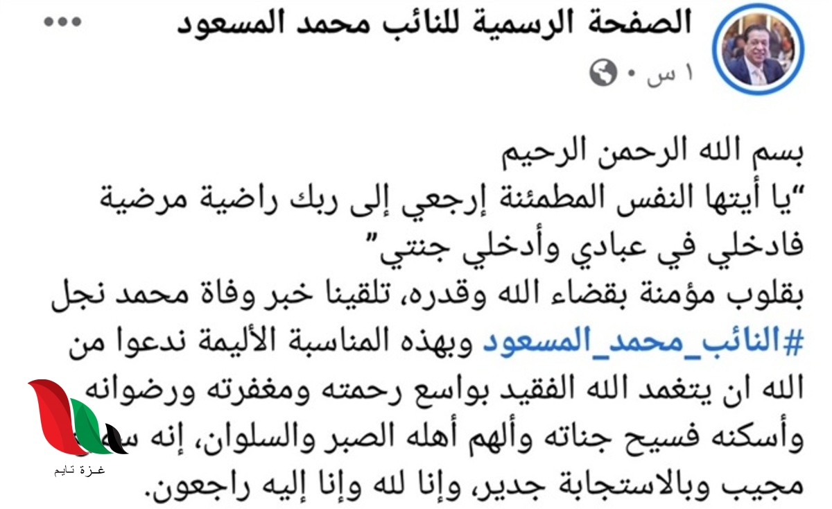 مصر: سبب وفاة محمد محمد المسعود نجل النائب في البرلمان