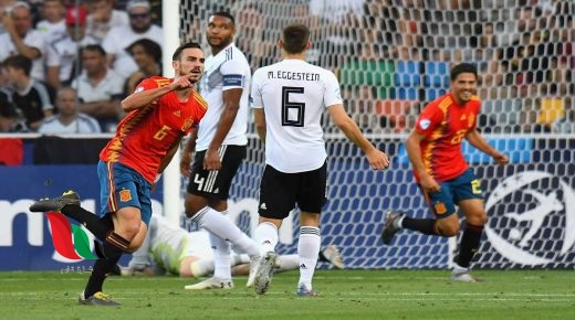 تعرف على القنوات الناقلة لمباراة المانيا واسبانيا في دوري أمم اوروبا 2020