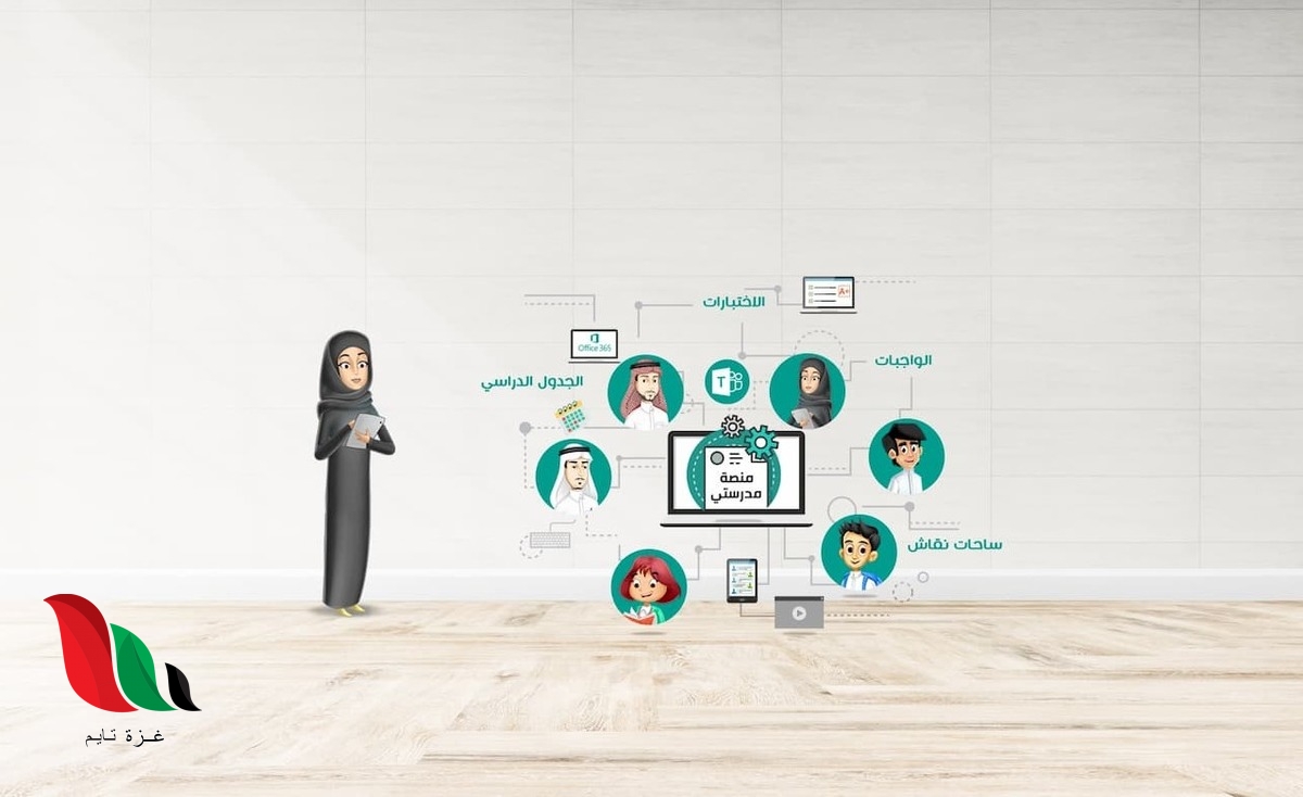 منصة مدرستي الواجبات المنزلية المدرسية المنشورة في السعودية