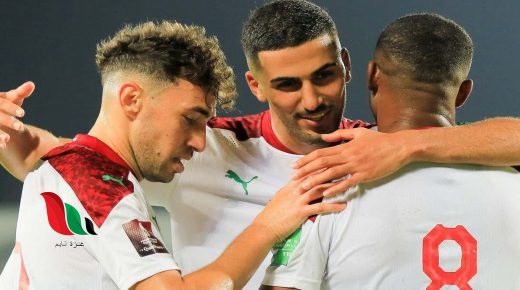 توقيت مباراة المغرب اليوم أمام فلسطين في كاس العرب
