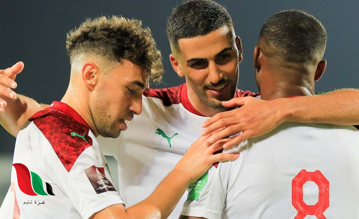 توقيت مباراة المغرب اليوم أمام فلسطين في كاس العرب