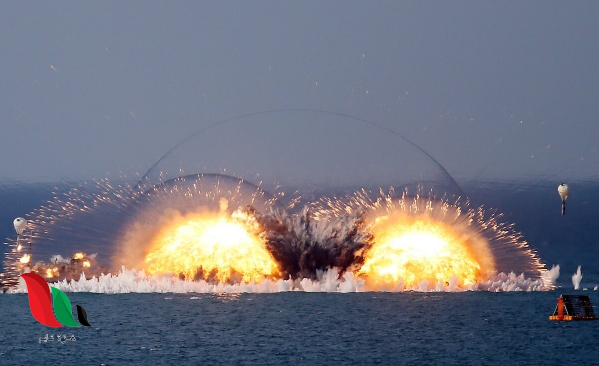 كيف تبدو القنبلة الفراغية بالتصوير البطئ