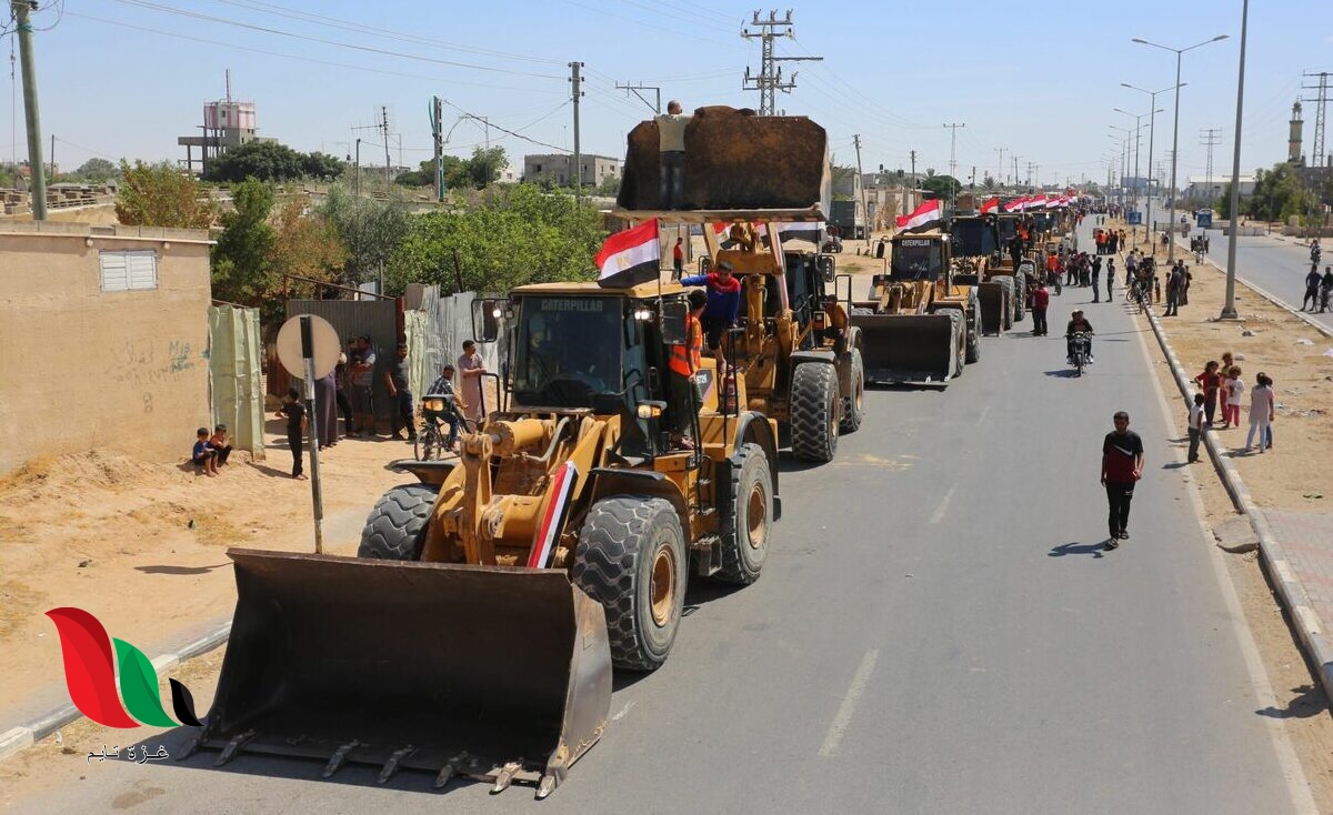 كيف يسير الاعمار المصري في غزة؟