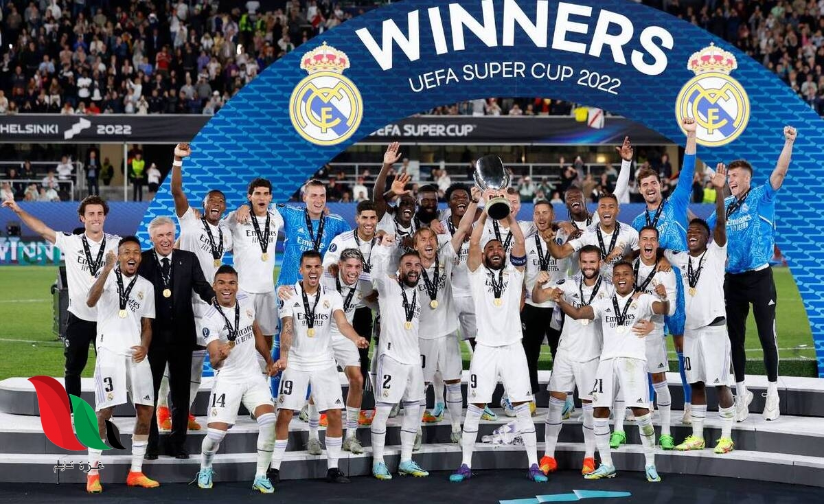 ريال مدريد يتوج بكأس السوبر الأوروبي على حساب فرانكفورت