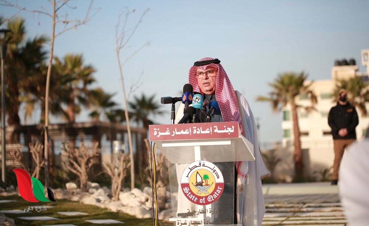 العمادي في غزة لمتابعة ملف الإعمار والدعم القطري للفلسطينيين