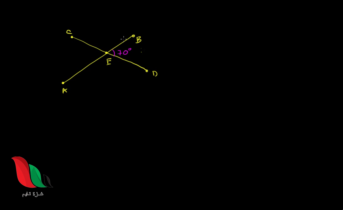 إذا كانت الزاويتان متكاملتين، فإنهما متجاورتان على مستقيم واحد
