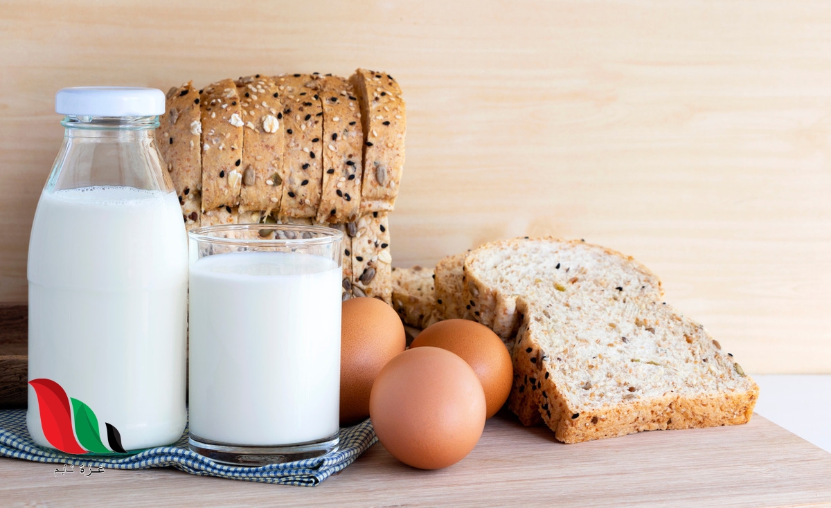 لدى بدر 5 ريالات لشراء حليب وخبز وبيض