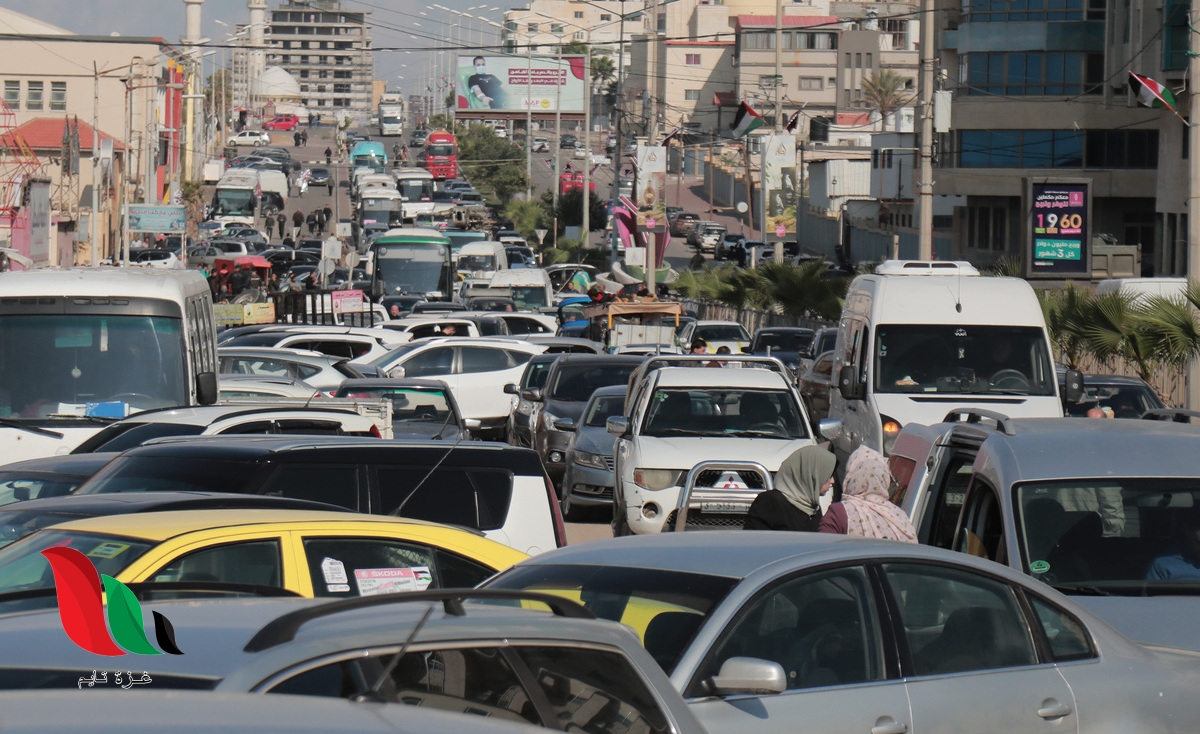 ازدحام مروري يرفع معدلات حوادث السير في غزة