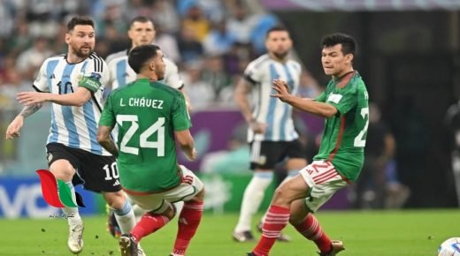 مشاهدة مباراة الأرجنتين والمكسيك بث مباشر عبر موقع كورة توب