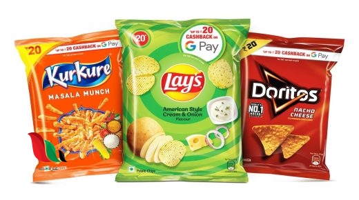 كم عدد ماركات البطاطسات التابعه لبيبسيكو