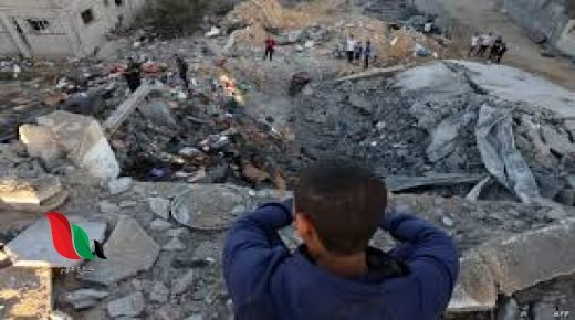 موضوع تعبير عن غزة الصمود تحت القصف