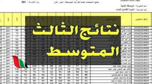 رابط الاستعلام عن نتائج الثالث متوسط عبر موقع نتائجنا