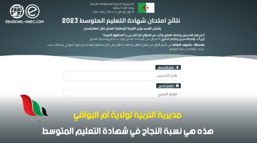 معدل النجاح في شهادة التعليم المتوسط 2024 في الجزائر