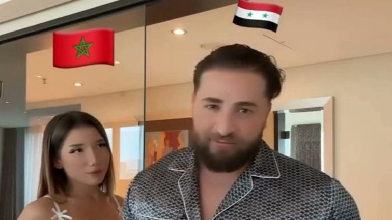 شاهد فيديو مثير للجدل بين ليلى سليم المغربية وأنطونيو فان سبايسي