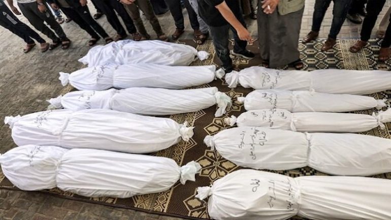 حصيلة مجموع شهداء فلسطين منذ بداية العدوان