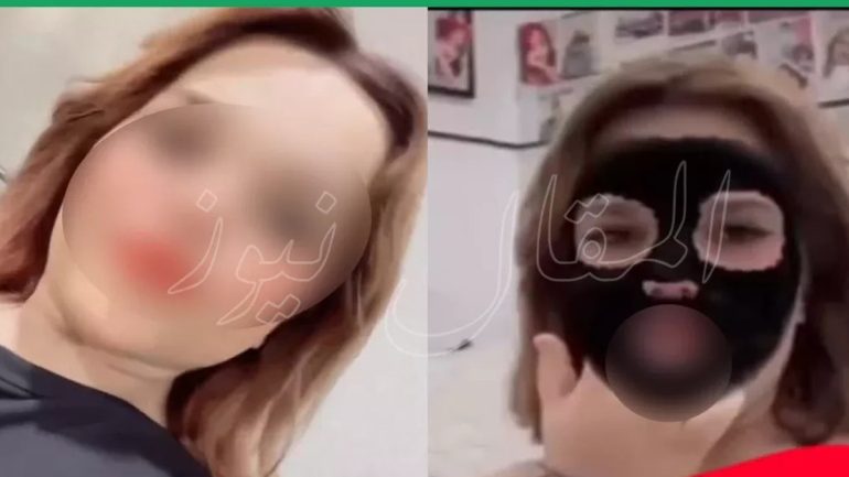 شاهد مقطع فضيحة فرح عضله حبيبة عموري المنتشر على تويتر