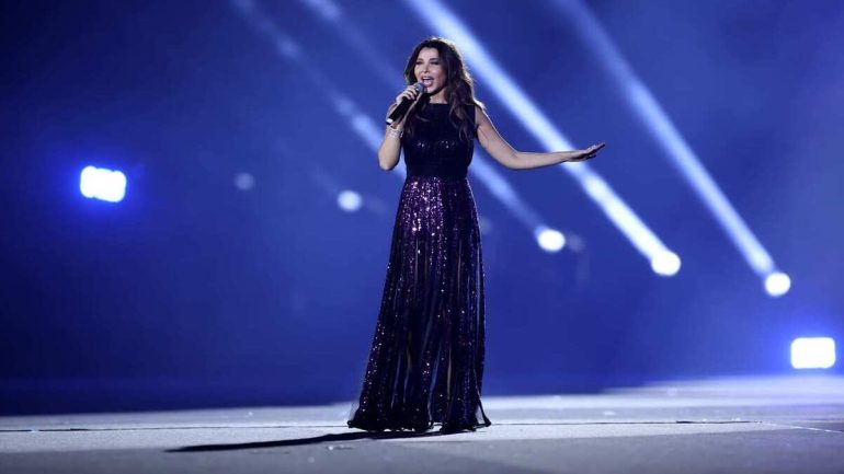 شاهد: وصلة رقص نانسي عجرم ونجيب ساويرس تشعل تليجرام