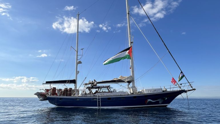 شاهد تتبع أسطول الصمود العالمي live بث مباشر