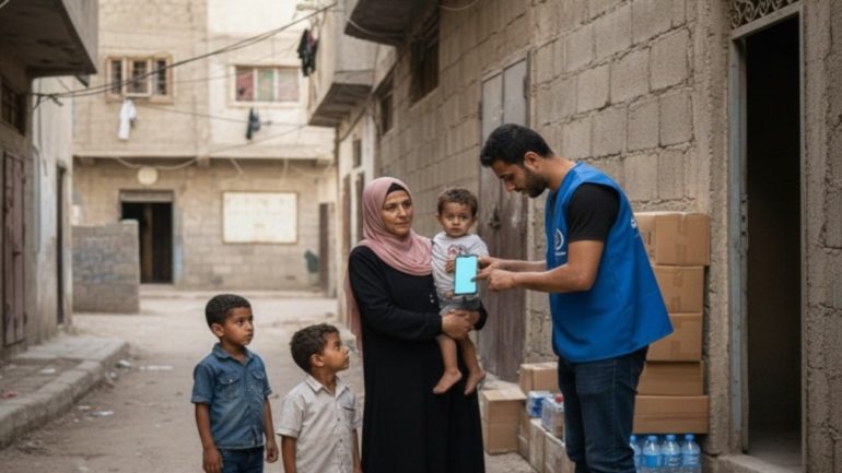 جمعية الحياة تبدأ حملة تسجيل الأيتام في غزة للحصول على الدعم المالي