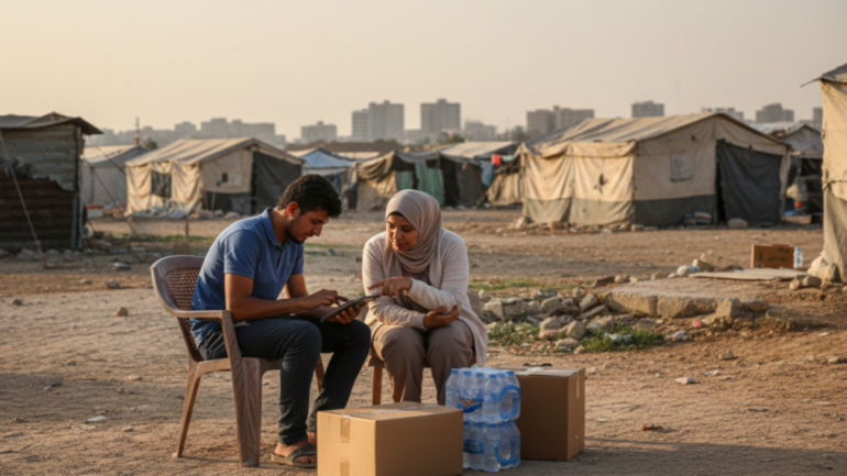 سجّل الآن: جمعية ساعد تحصر بيانات مخيمات النزوح لضمان الدعم الإنساني