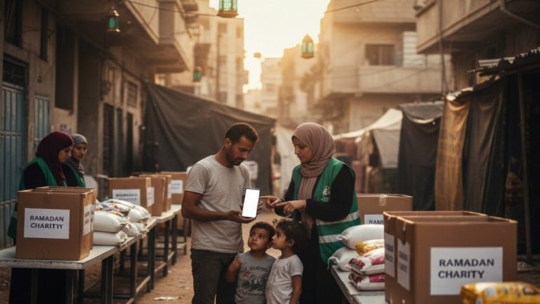 فتح باب التسجيل في مشروع رمضان الخير لدعم الأسر المحتاجة بغزة