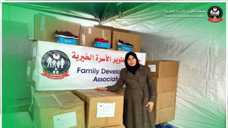 سارع بالتسجيل: جمعية تطوير الأسرة تفتح باب المساعدات للنازحين بغزة