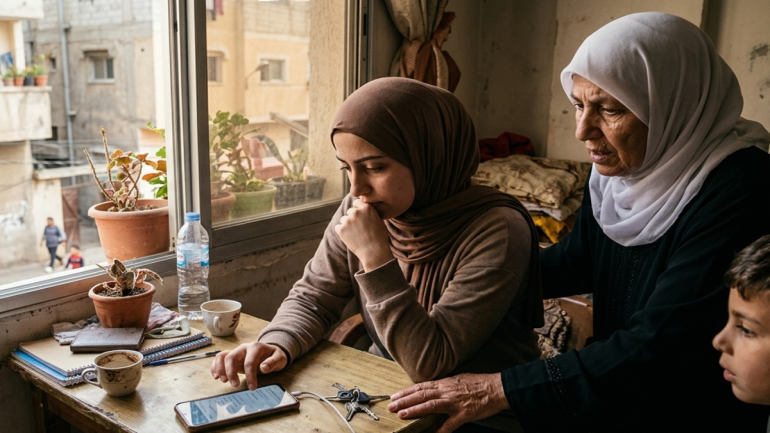 روابط التسجيل الرسمية للمساعدات الغذائية والنقدية في قطاع غزة