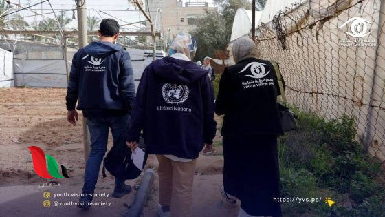 جمعية رؤية شبابية في غزة تواصل تقديم المساعدات للأسر المحتاجة