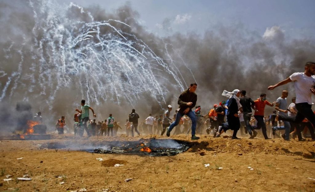 tear gas - غزة تايم - Gaza Time